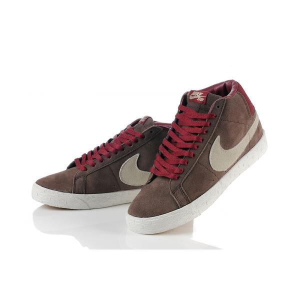 nike sb blazer high marron